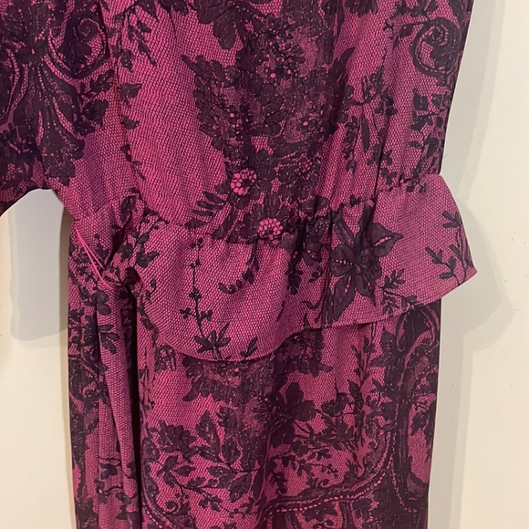 BCBGMaxAzria Leia Begonia Combo Pink and Black One Shoulder Dress Size XXS - Picture 13 of 16